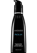 Wicked Aqua Water Based Lubricant Fragrance Free 2oz